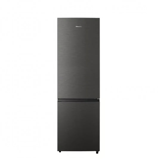 Hisense H370BIT 264L Titanium Inox Combi refrigerator