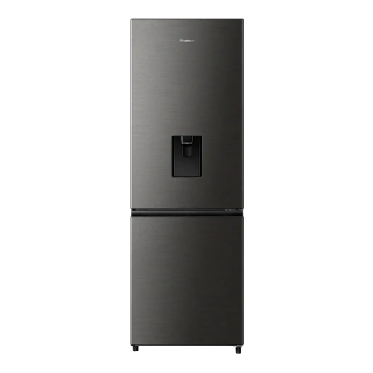 Hisense H425BIT-WD 323L Titanium Inox Combi refrigerator with water dispenser