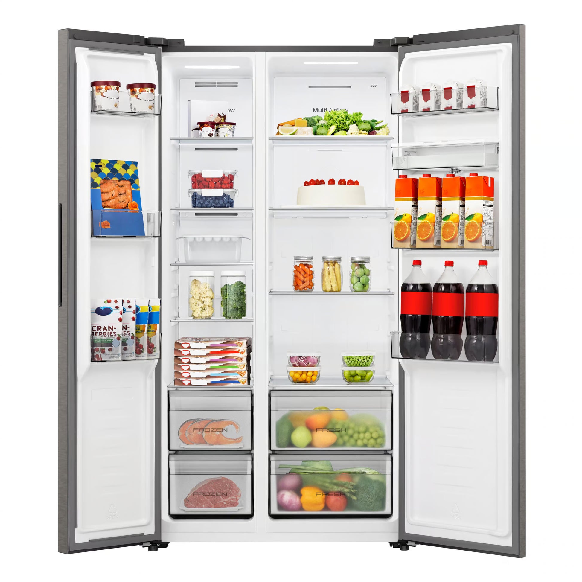 Hisense H680Sit Wd 541L Side By Side Refrigerator With Water Dispenser - Everyday Elektronics South Africa