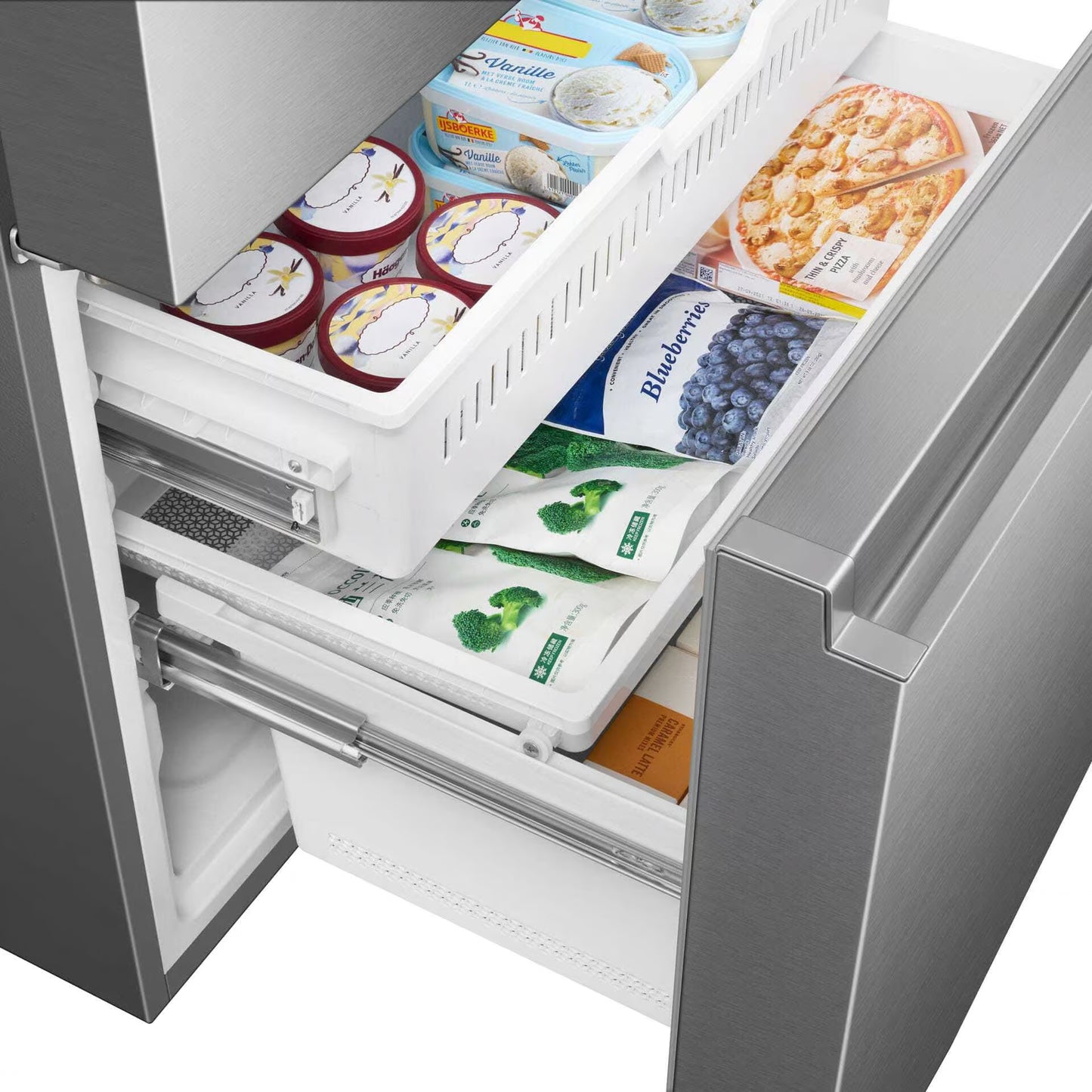 Hisense H760Fs Id 536L Stainless Steel French Door Refrigerator With Water Dispenser - Everyday Elektronics South Africa