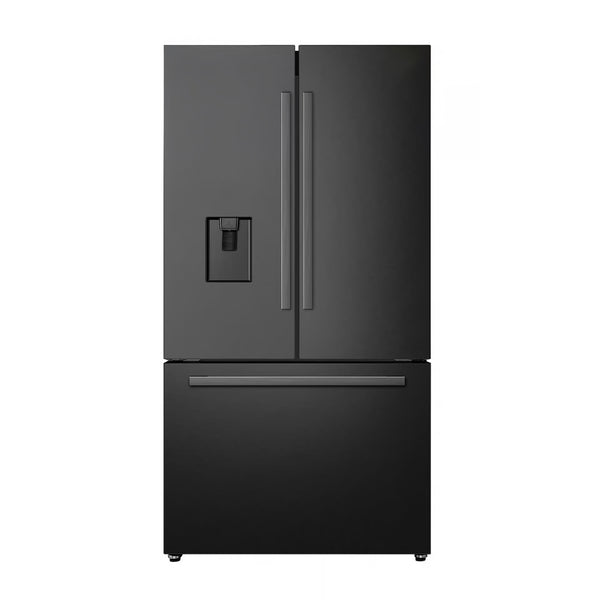 Hisense H760Fsb Wd 575L Black French Door Refrigerator With External Handle And Water Dispenser - Everyday Elektronics South Africa
