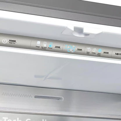 Hisense H750Fs Wd 579L Brushed Stainless Steel Multi Door Refrigerator With Integrated Handle - Everyday Elektronics South Africa