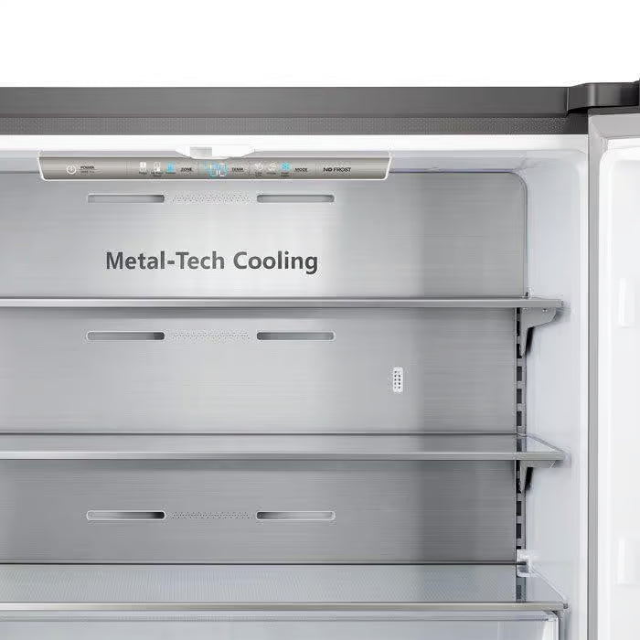 Hisense H750Fs Wd 579L Brushed Stainless Steel Multi Door Refrigerator With Integrated Handle - Everyday Elektronics South Africa