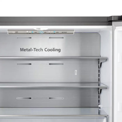 Hisense H750Fs Wd 579L Brushed Stainless Steel Multi Door Refrigerator With Integrated Handle - Everyday Elektronics South Africa