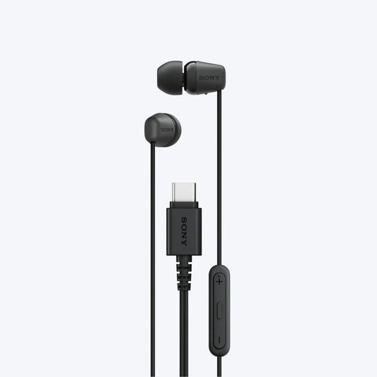 Sony EX15C USB-C Wired In-Ear Earphones - Black