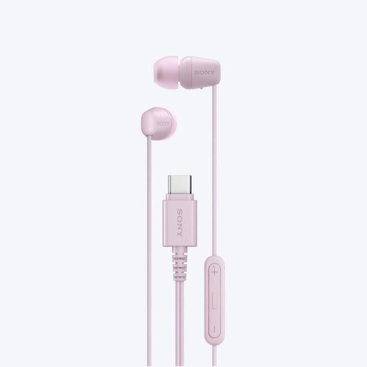 Sony EX15C USB-C Wired In-Ear Earphones - Pink