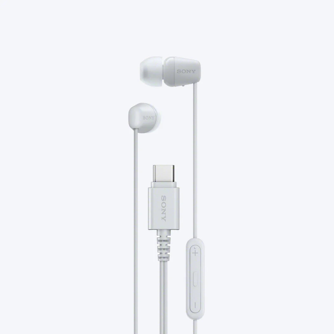 Sony EX15C USB-C Wired In-Ear Earphones - White