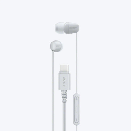 Sony EX15C USB-C Wired In-Ear Earphones - White