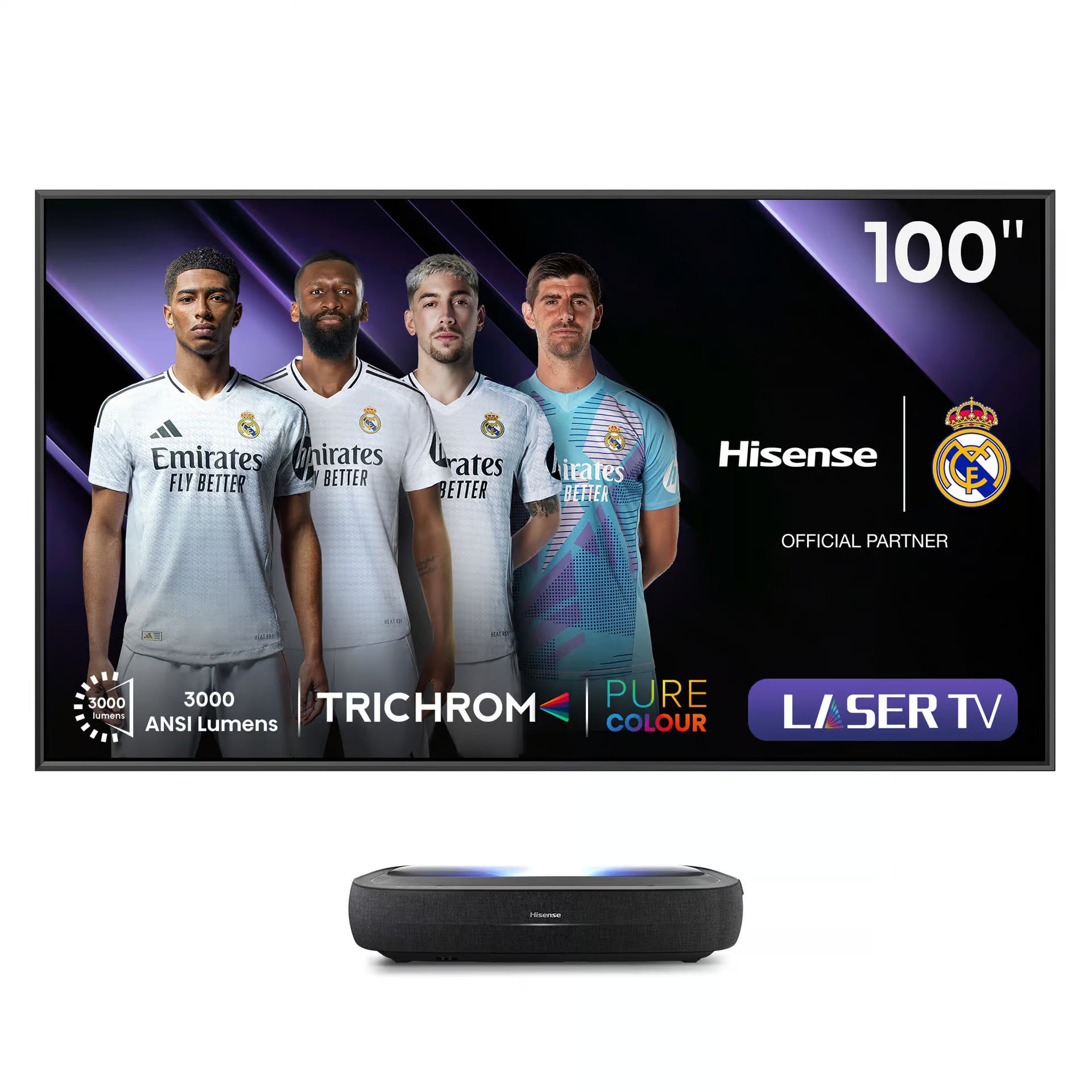 Hisense 100L9H Screen 100 Trichroma 4K Laser Tv Projector Plus Screen - Everyday Elektronics South Africa