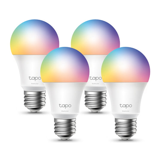 TP-Link Tapo L530E (4-Pack) Smart Wi-Fi Light Bulb - Multicolor