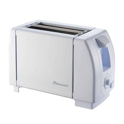Pet201 Pineware White 2 Slice Toaster 750W - Everyday Elektronics South Africa
