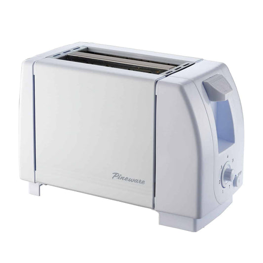 PET201 PINEWARE WHITE 2 SLICE TOASTER 750W