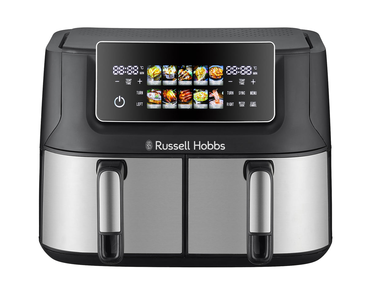 RUSSELL HOBBS 9L DUAL AIR FRYER RHAF09DSS