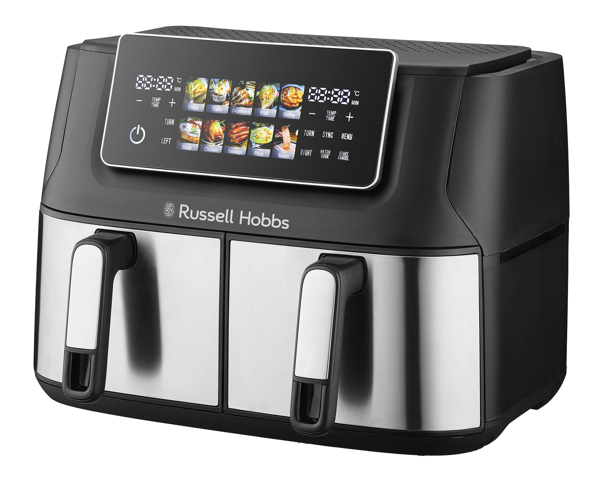 RUSSELL HOBBS 9L DUAL AIR FRYER RHAF09DSS
