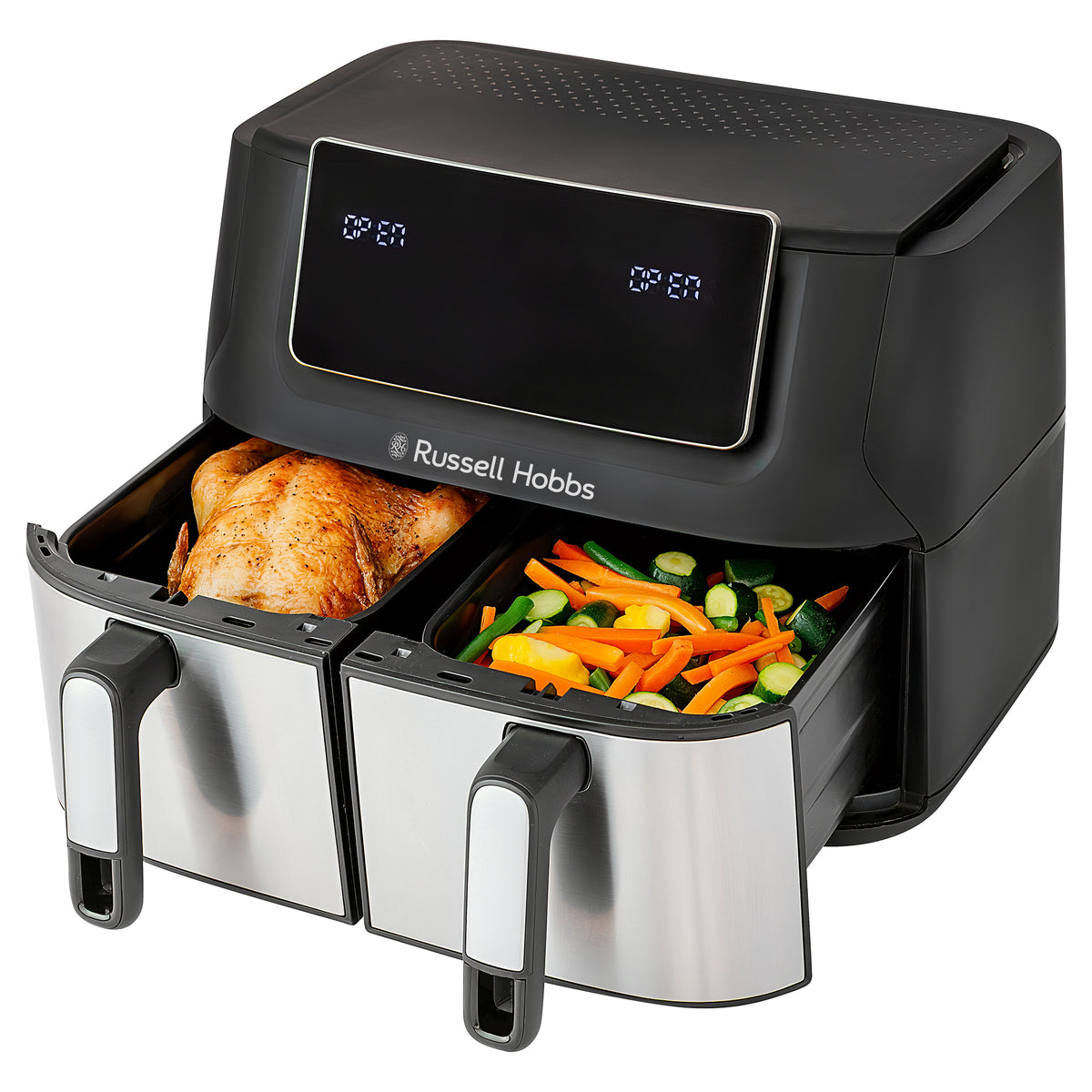 RUSSELL HOBBS 9L DUAL AIR FRYER RHAF09DSS