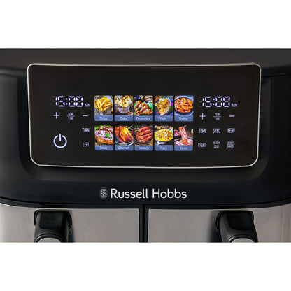 RUSSELL HOBBS 9L DUAL AIR FRYER RHAF09DSS