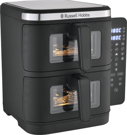 RUSSELL HOBBS 11L DUAL STACK DIGITAL AIR FRYER RHAF11DS