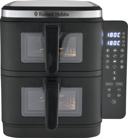 RUSSELL HOBBS 11L DUAL STACK DIGITAL AIR FRYER RHAF11DS
