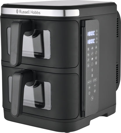 RUSSELL HOBBS 11L DUAL STACK DIGITAL AIR FRYER RHAF11DS
