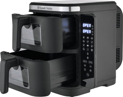 RUSSELL HOBBS 11L DUAL STACK DIGITAL AIR FRYER RHAF11DS