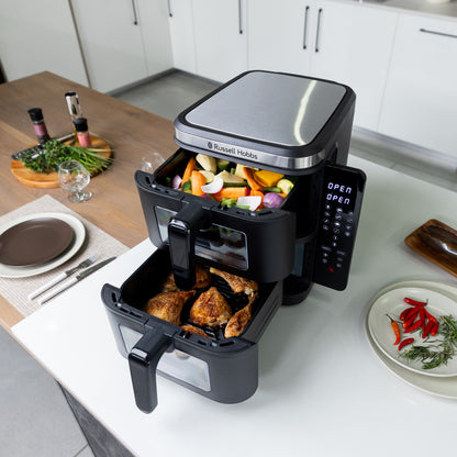 RUSSELL HOBBS 11L DUAL STACK DIGITAL AIR FRYER RHAF11DS