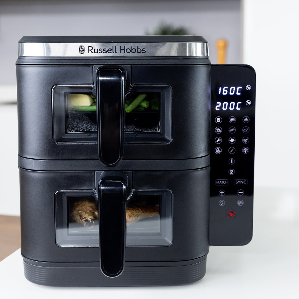 RUSSELL HOBBS 11L DUAL STACK DIGITAL AIR FRYER RHAF11DS