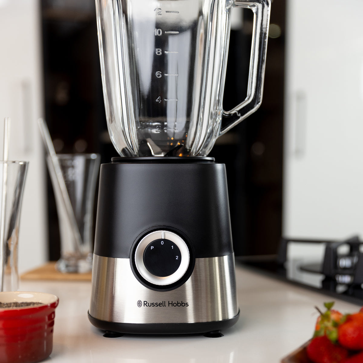 RUSSELL HOBBS ESSENCE 1.5L GLASS JUG BLENDER 600W RHB828
