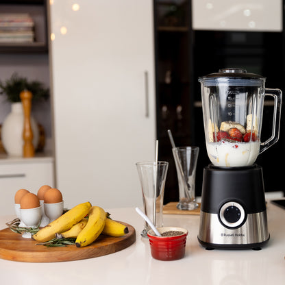 RUSSELL HOBBS ESSENCE 1.5L GLASS JUG BLENDER 600W RHB828