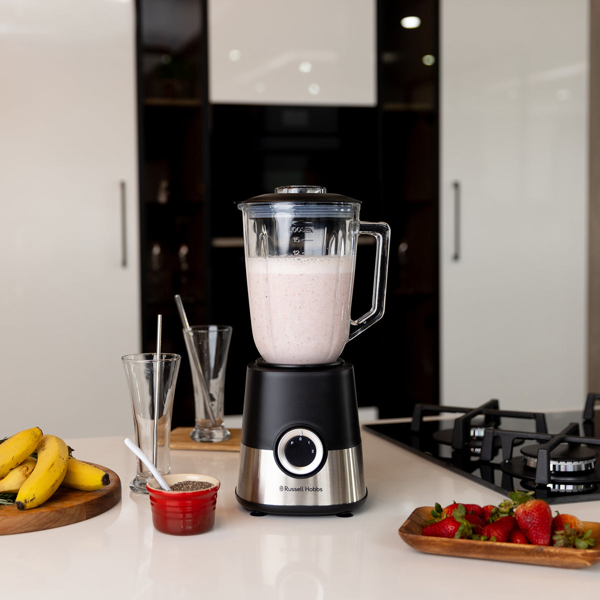 RUSSELL HOBBS ESSENCE 1.5L GLASS JUG BLENDER 600W RHB828