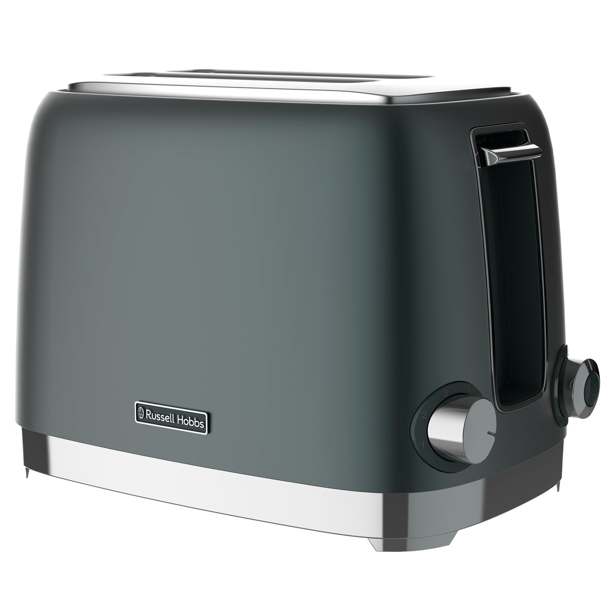 RUSSELL HOBBS AURORA 2 SLICE STAINLESS STEEL TOASTER RHCT09