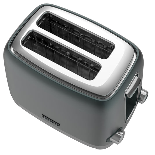 RUSSELL HOBBS AURORA 2 SLICE STAINLESS STEEL TOASTER RHCT09