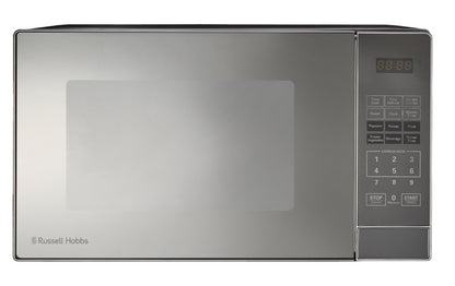 RHEM21L RUSSELL HOBBS 20L ELECTRONIC MICROWAVE SILVER MIRROR FINISH