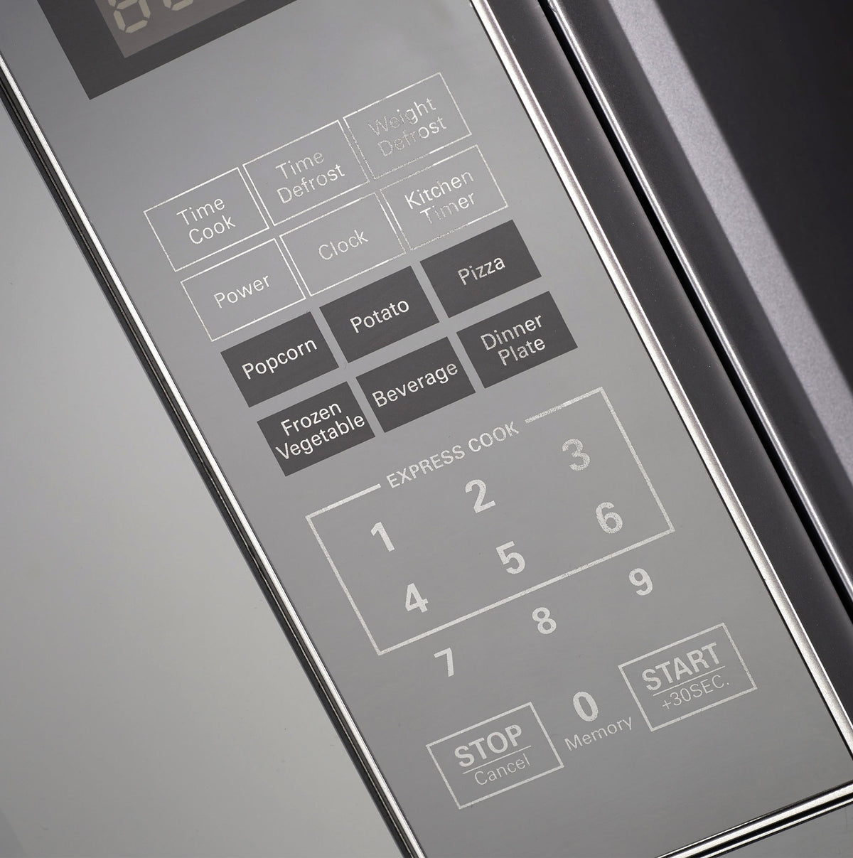 RHEM21L RUSSELL HOBBS 20L ELECTRONIC MICROWAVE SILVER MIRROR FINISH