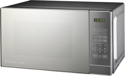 RHEM21L RUSSELL HOBBS 20L ELECTRONIC MICROWAVE SILVER MIRROR FINISH
