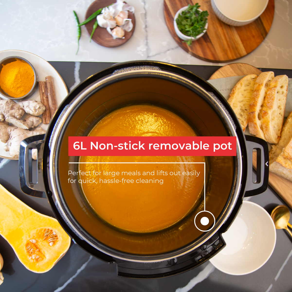 RHEP6N RUSSELL HOBBS 6L ELECTRIC PRESSURE COOKER