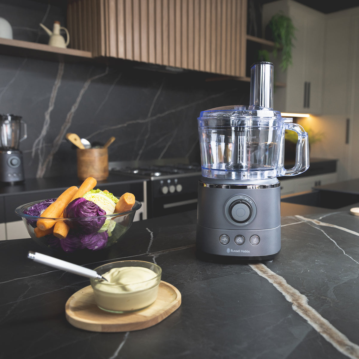 RUSSELL HOBBS VELOCITY DARK  FOOD PROCESSOR RHFP329