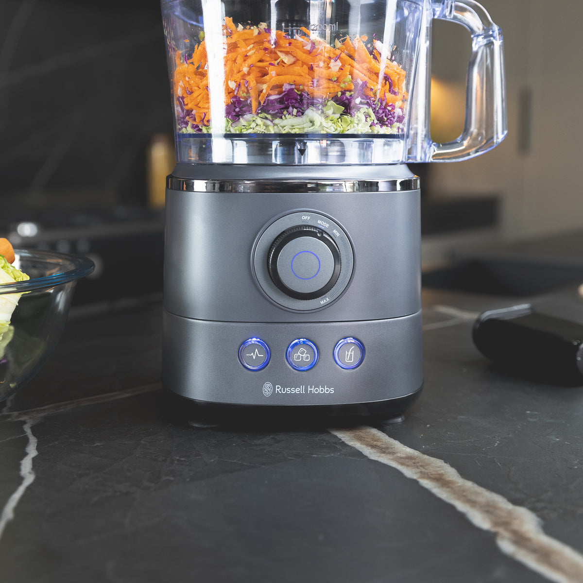 RUSSELL HOBBS VELOCITY DARK  FOOD PROCESSOR RHFP329