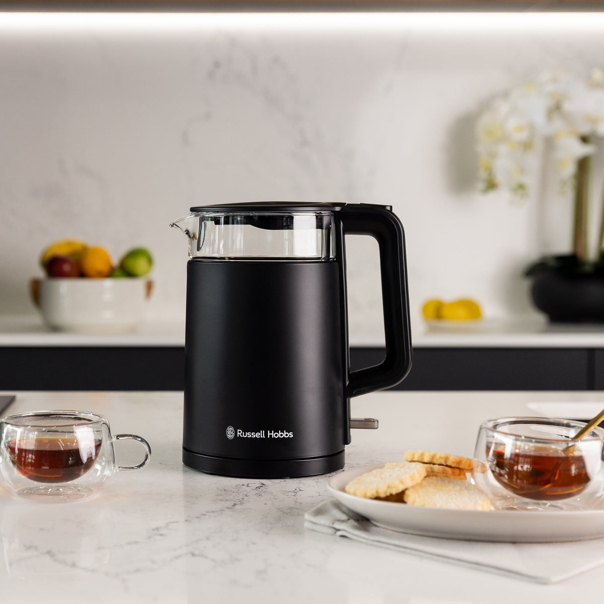 RUSSELL HOBBS FUSION 1.7L DOUBLE WALLED GLASS KETTLE RHGK02