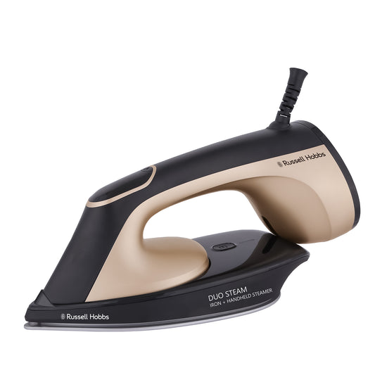 RUSSELL HOBBS DUO STEAM
IRON + HANDHELD STEAMER RHI009