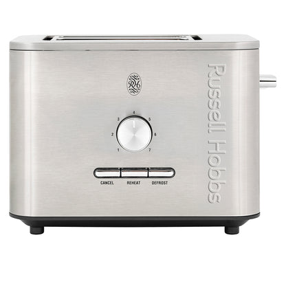 Russell Hobbs Nexus 2 Slice Toaster Silver RHPT2