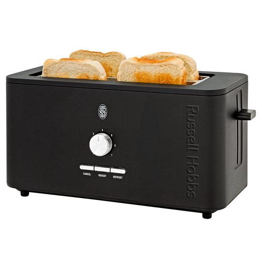 Russell Hobbs Nexus 4 Slice Toaster Black RHPT4