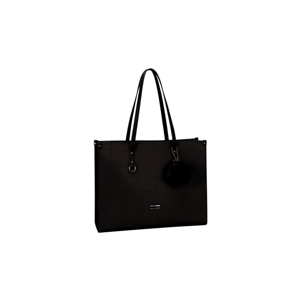 Supanova Pompom Ladies Laptop Bag Black - Everyday Elektronics South Africa