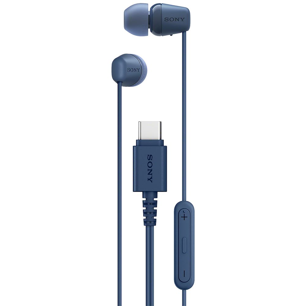 Sony EX15C USB-C Wired In-Ear Earphones - Blue