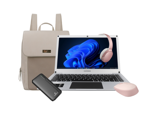 Connex 14 Celeron 4/128SSD Ladies Bundle