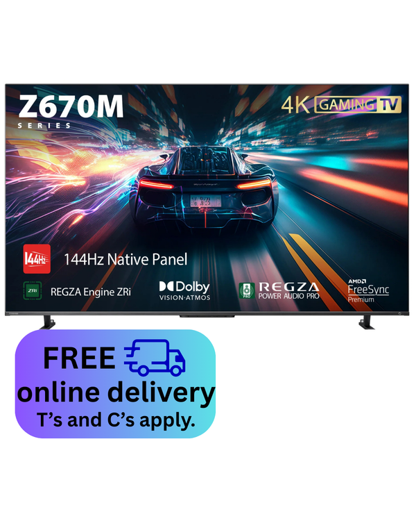 Toshiba 55Z670Mn 55 4K Uhd 144Hz Gaming Smart Tv - Everyday Elektronics South Africa