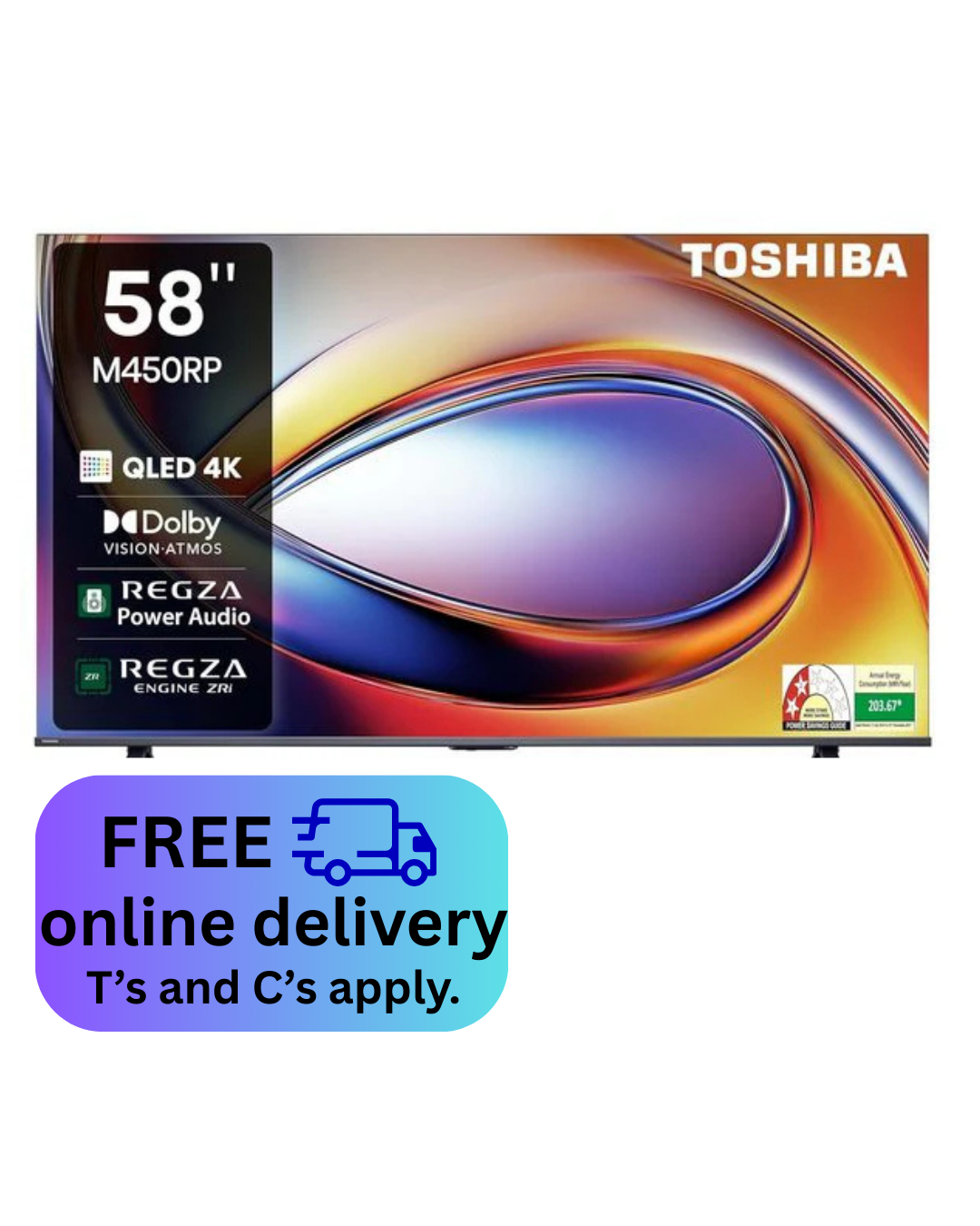 Toshiba 58M450Rp 55 Uhd Qd Smart - Everyday Elektronics South Africa