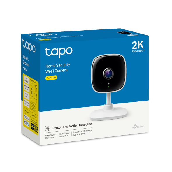 Tp Link Tapo C110 3Mp Home Security Wi Fi Camera - Everyday Elektronics South Africa