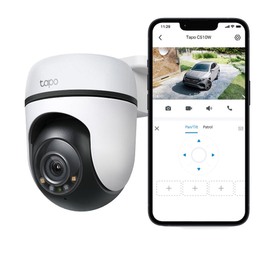 TP-Link Tapo C510W 2K Outdoor Pan/Tilt Security WiFi Camera