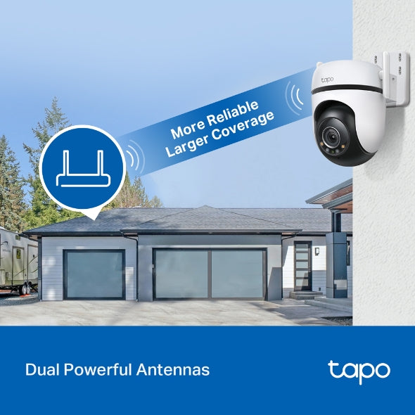 TP-Link Tapo C520WS 4MP 2K QHD Outdoor Pan/Tilt Security Wi-Fi Camera