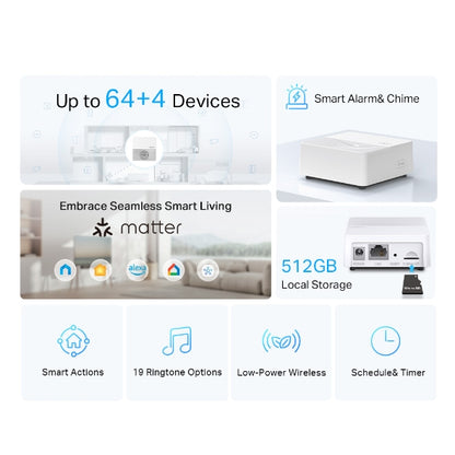 TP-Link Tapo H200 Smart Wi-Fi 868mhz Hub with Chime